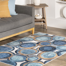 Wayfair | Blue Polka Dots Area Rugs You'll Love in 2023